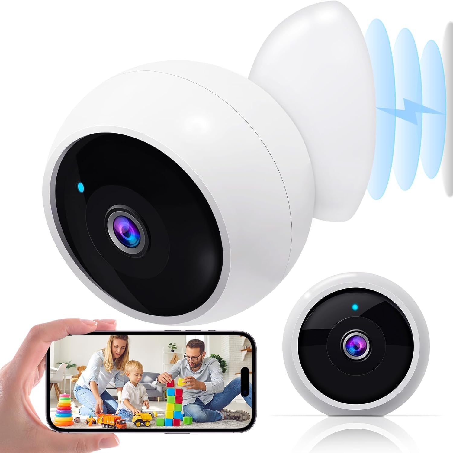 AMTIFO Security Cameras: Smart 2K WiFi Home Protection