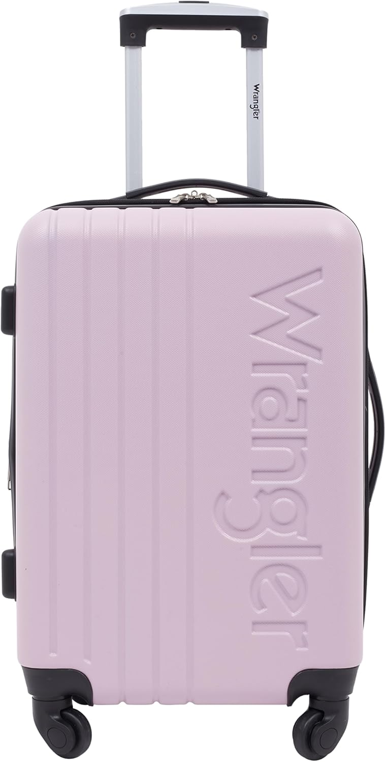 Wrangler Luggage Set, Lilac, 20" Carry-On