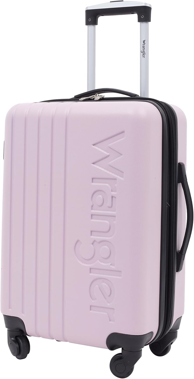 Wrangler Luggage Set, Lilac, 20" Carry-On