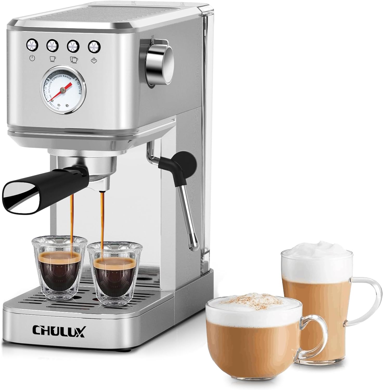 CHULUX Slim Espresso Machine: Home Barista's Dream