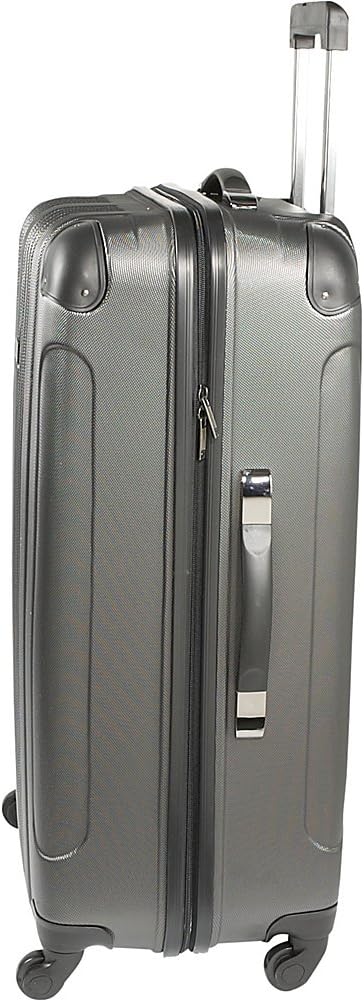 Kenneth Cole REACTION Out of Bounds Lightweight Hardshell 4-Wheel Spinner Luggage, Magenta, 28-Inch Checked