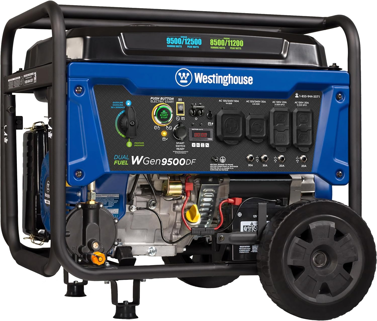 Westinghouse 12500W Dual Fuel Backup Generator Guide