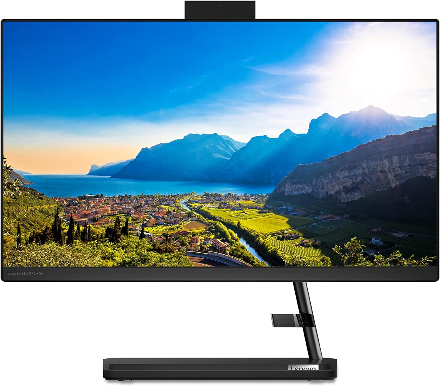 HP Newest All-in-One Desktop, 21.5" FHD Display, 32GB RAM, 1TB Storage (512GB SSD with P500 500GB External SSD), Intel Dual-Core Processor, Webcam, HDMI, Bluetooth, Mouse and Keyboard, Windows 11