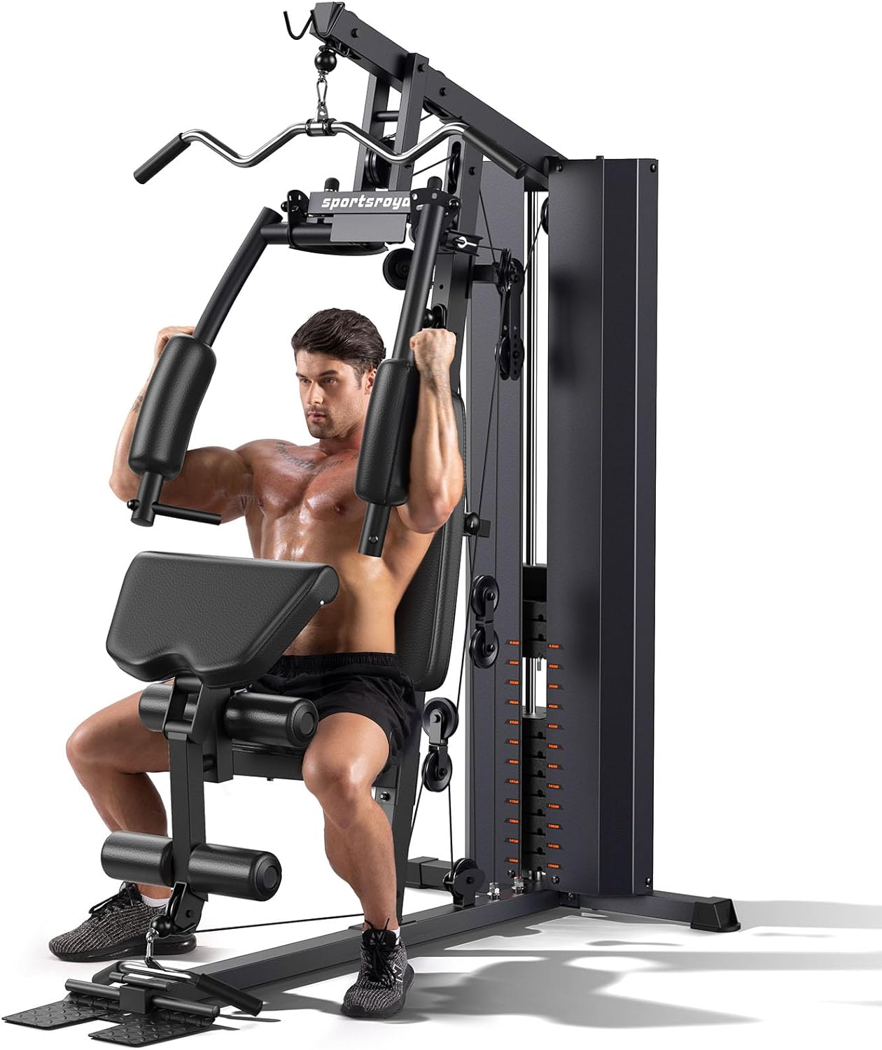 Sportsroyals Home Gym: Full-Body Workout Station