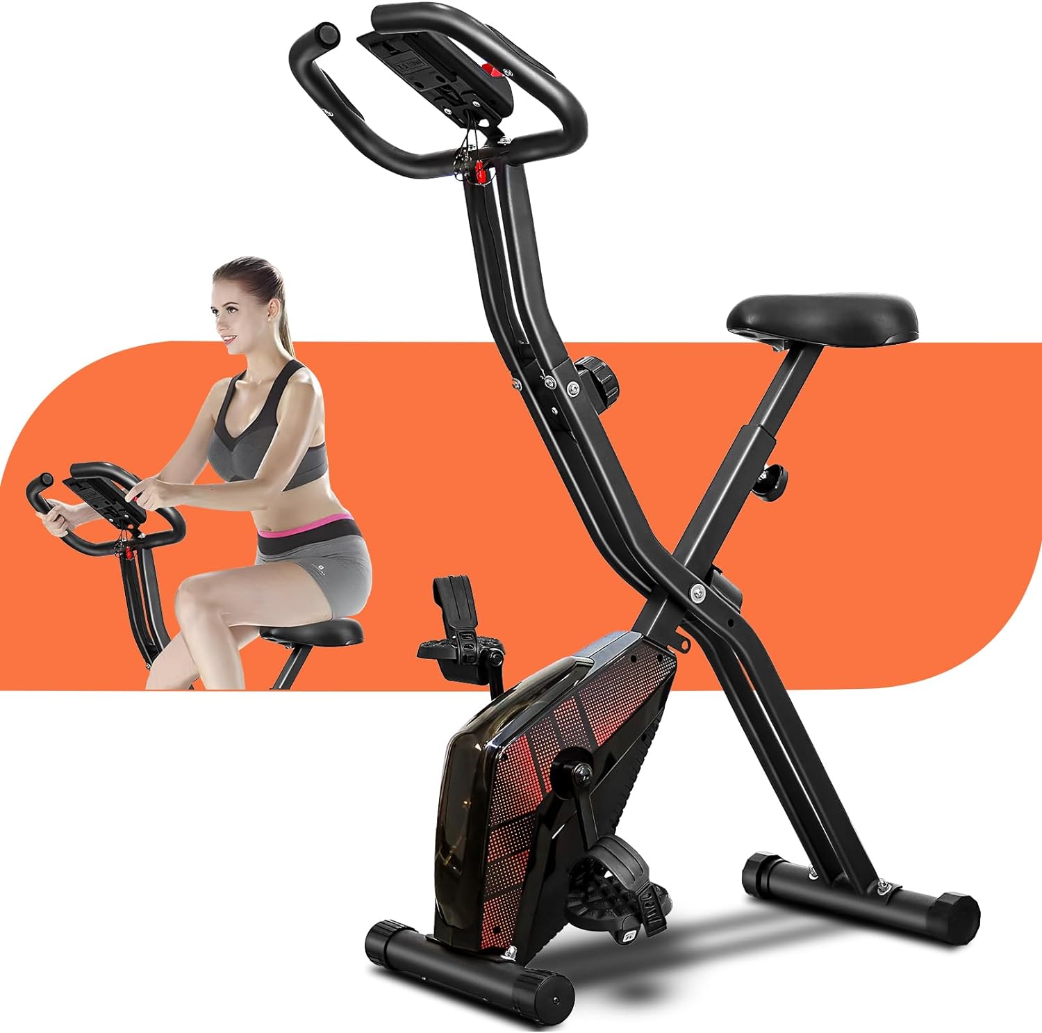 Compact Foldable Exercise Bike: Home Workout Solution