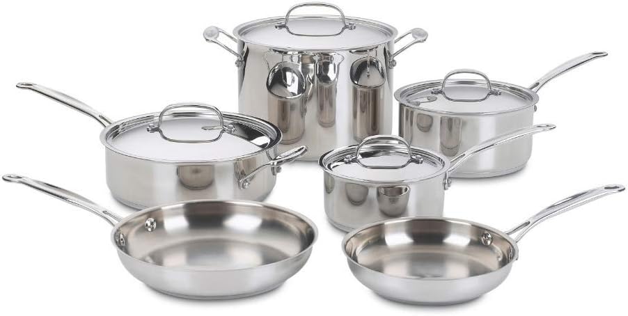 Cuisinart Chef's Classic 10-Piece Cookware Set Overview