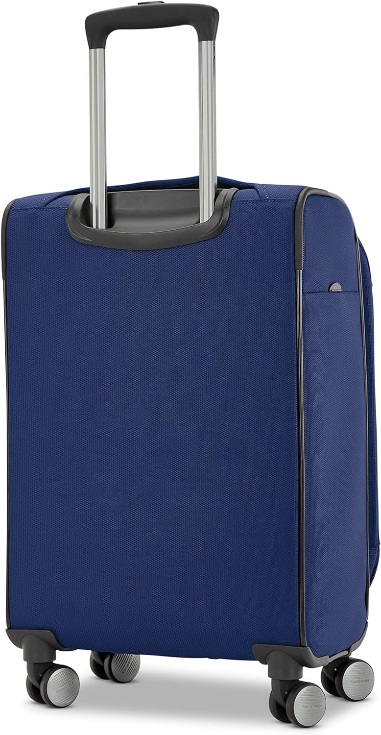 Samsonite Ascella 3.0 Softside Expandable Luggage, Sapphire Blue, CO EXP Spinner