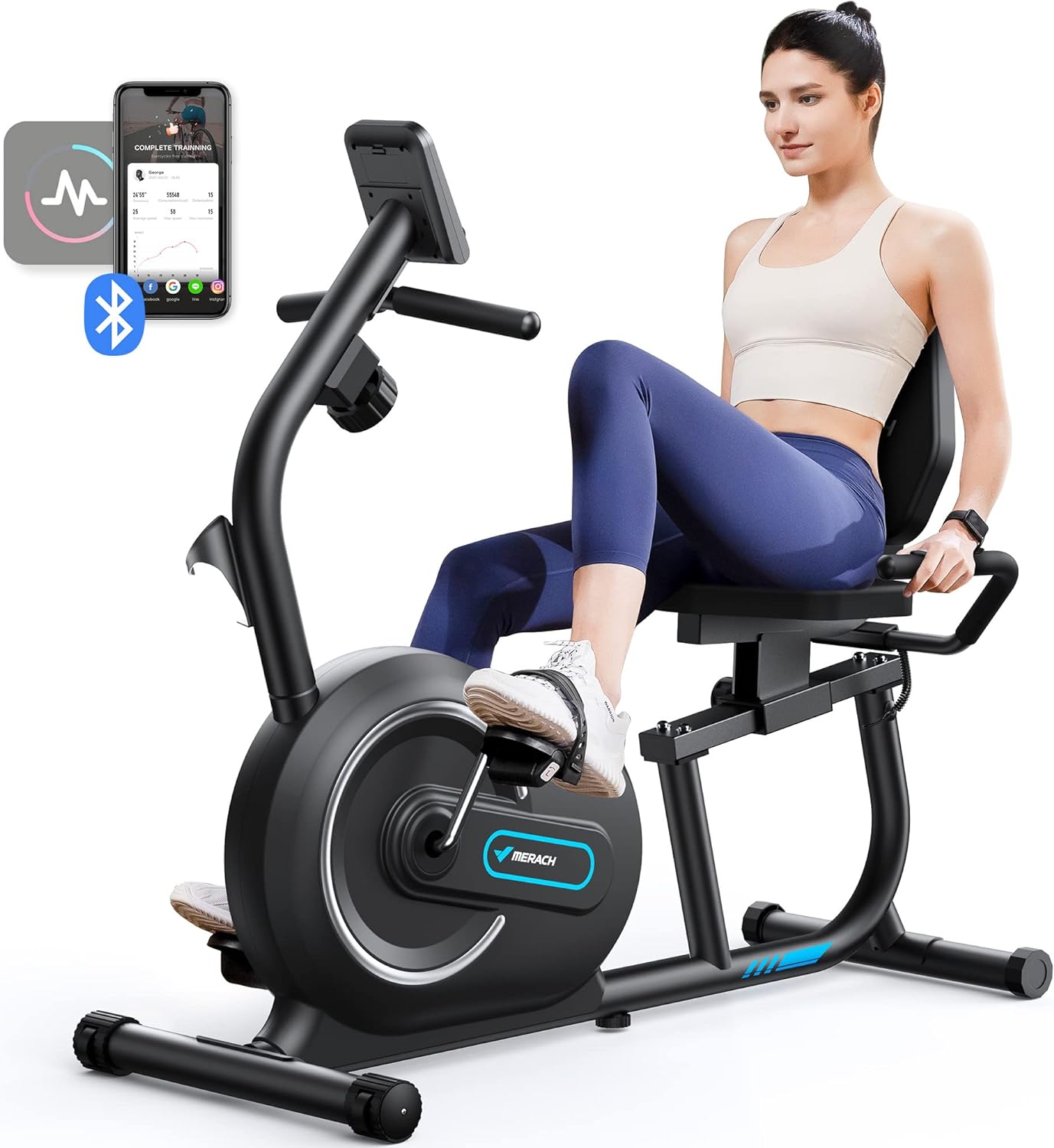 MERACH Recumbent Bike: Smart Home Fitness Solution