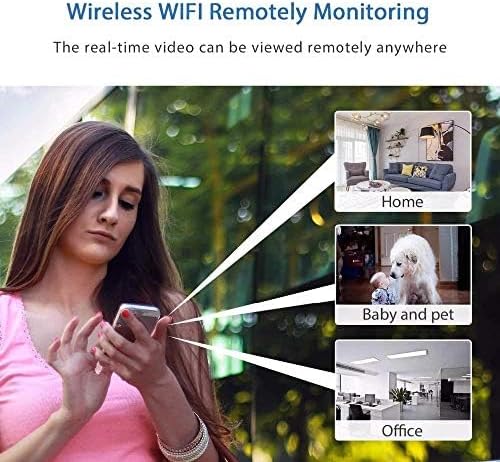 Wireless WiFi Security Camera Home Indoor Outdoor Camera House Cam 1080P Car Camaras Smart Home Camera Baby for Hous Home Office Outdoor Camera Mobile APP Remote Security Camera No Need Wifi Camera