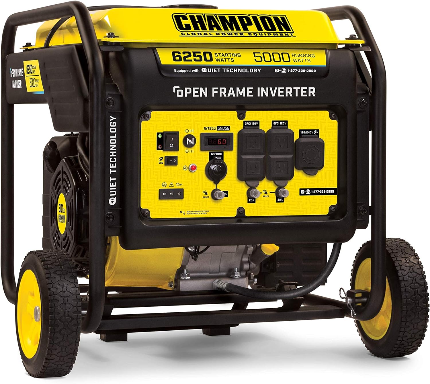 Champion 6250W Quiet Inverter Generator: Power Overview