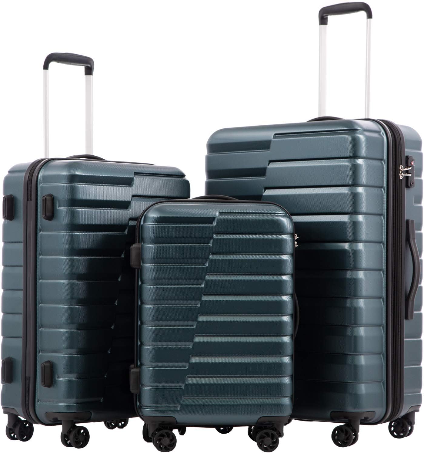 Coolife Expandable Luggage Set: Travel Smart & Stylish