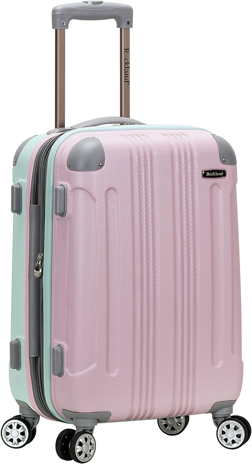 Rockland London Hardside Spinner: Stylish 20" Carry-On