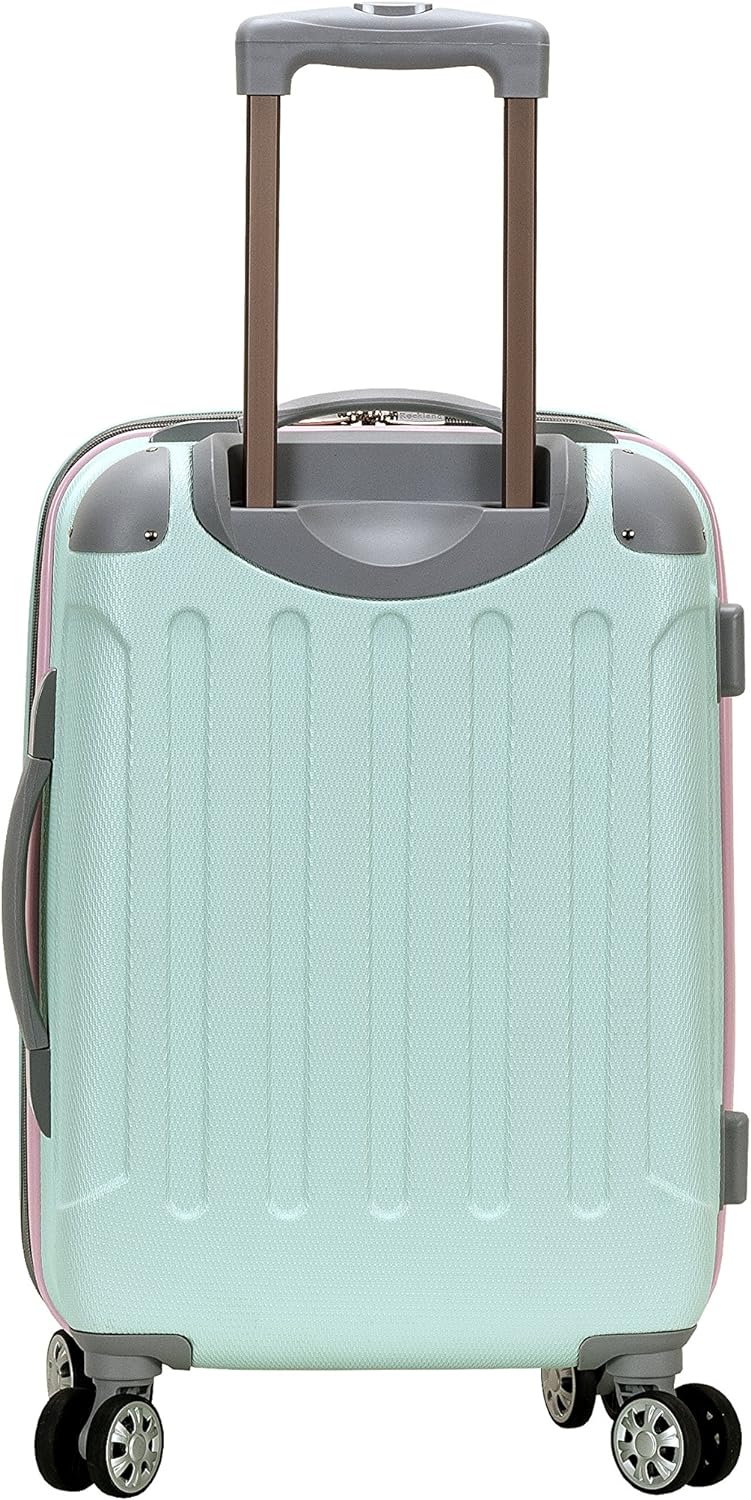 Rockland London Hardside Spinner Wheel Luggage, MINT, Carry-On 20"