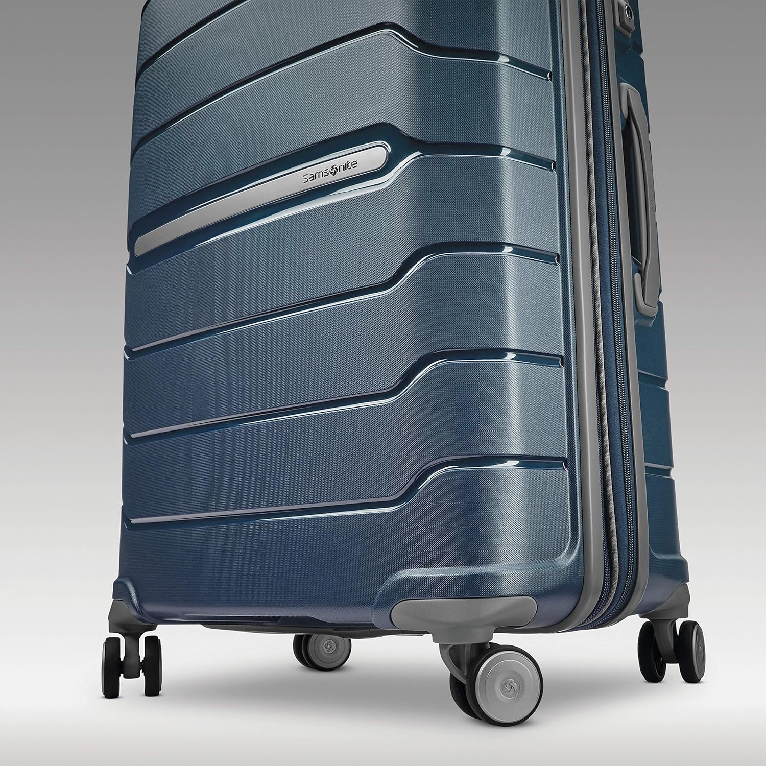 Samsonite Freeform Hardside Expandable with Double Spinner Wheels, Navy, 2-Piece Set (21/28)