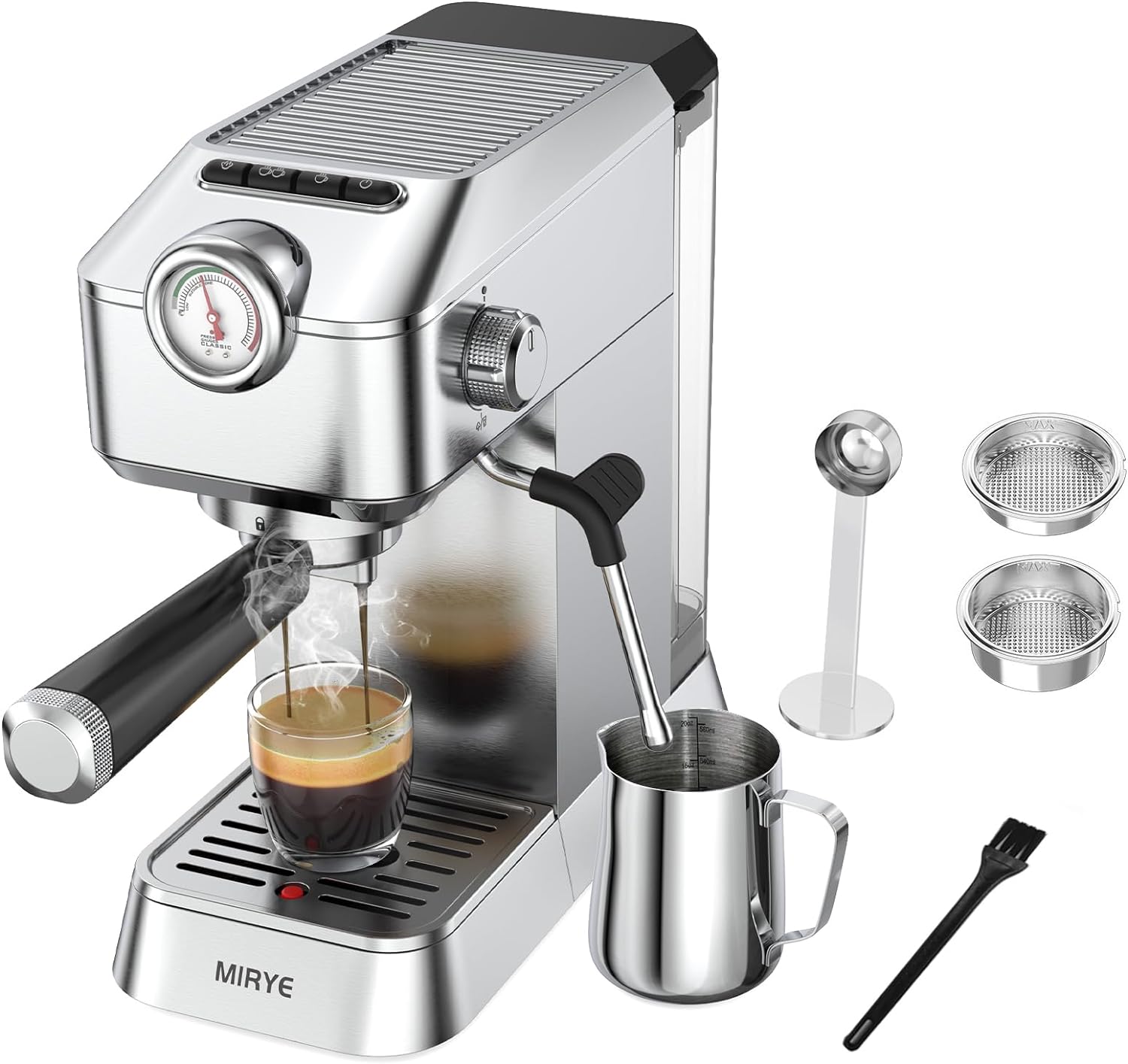 MR Espresso Machine: 20 Bar Home Barista's Dream