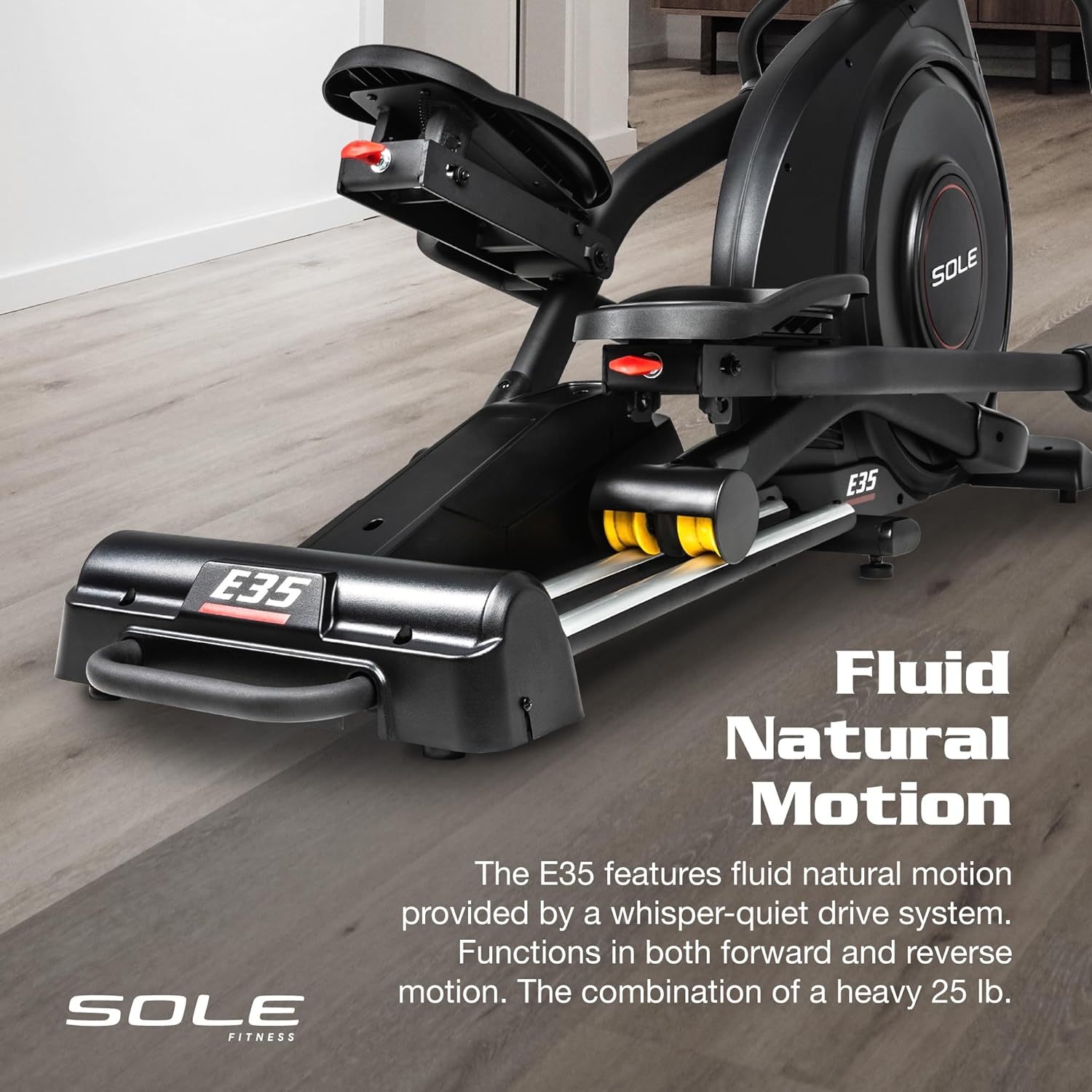 SOLE Fitness Elliptical Exercise Machines, Models E25, E35, E95, E95S, E98, Elliptical Machines for Home Use, Home Exercise Equipment for Cardio Training, Work from Home Fitness Stepper Machine