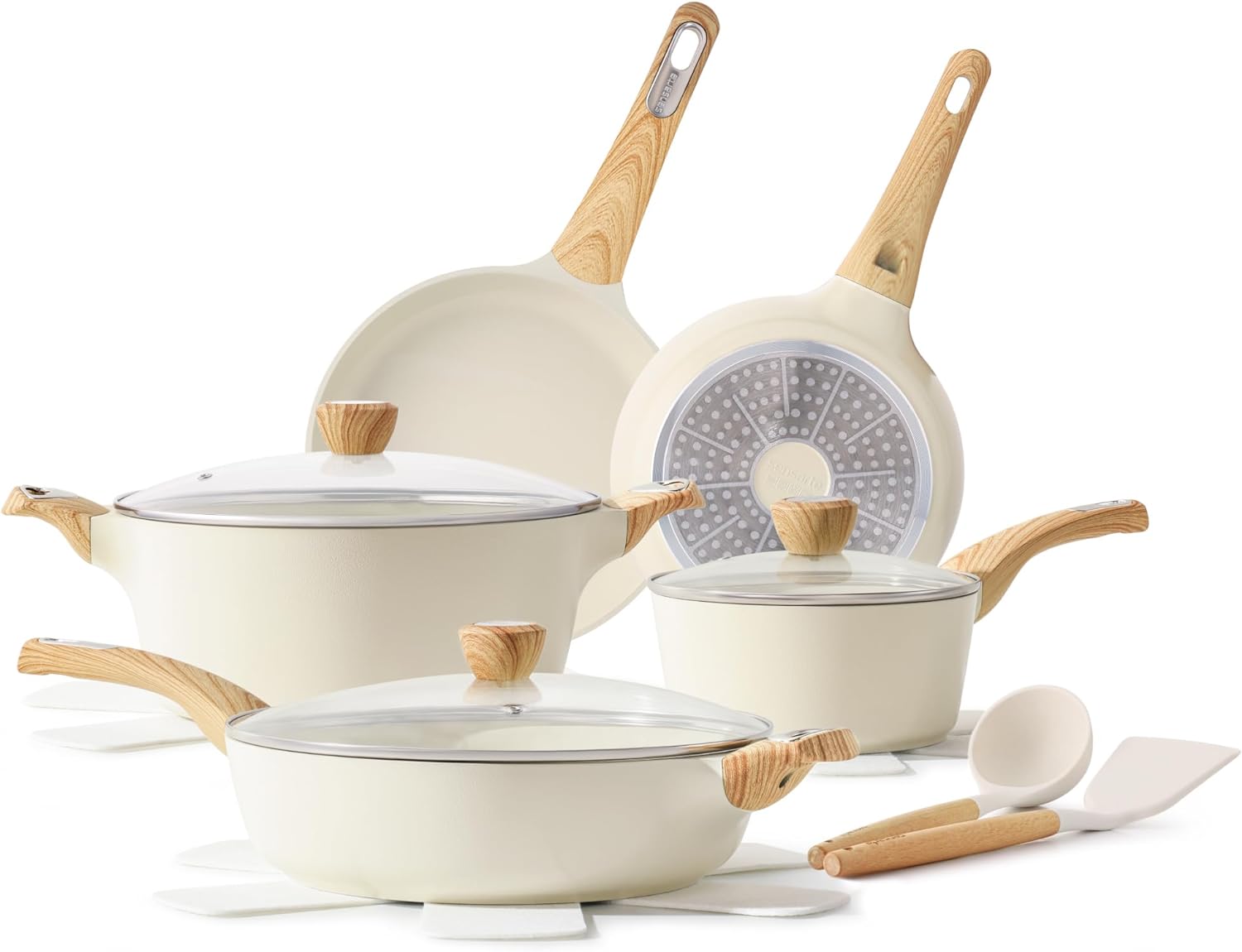 SENSARTE Ceramic Cookware Set: Non-toxic Kitchen Essential