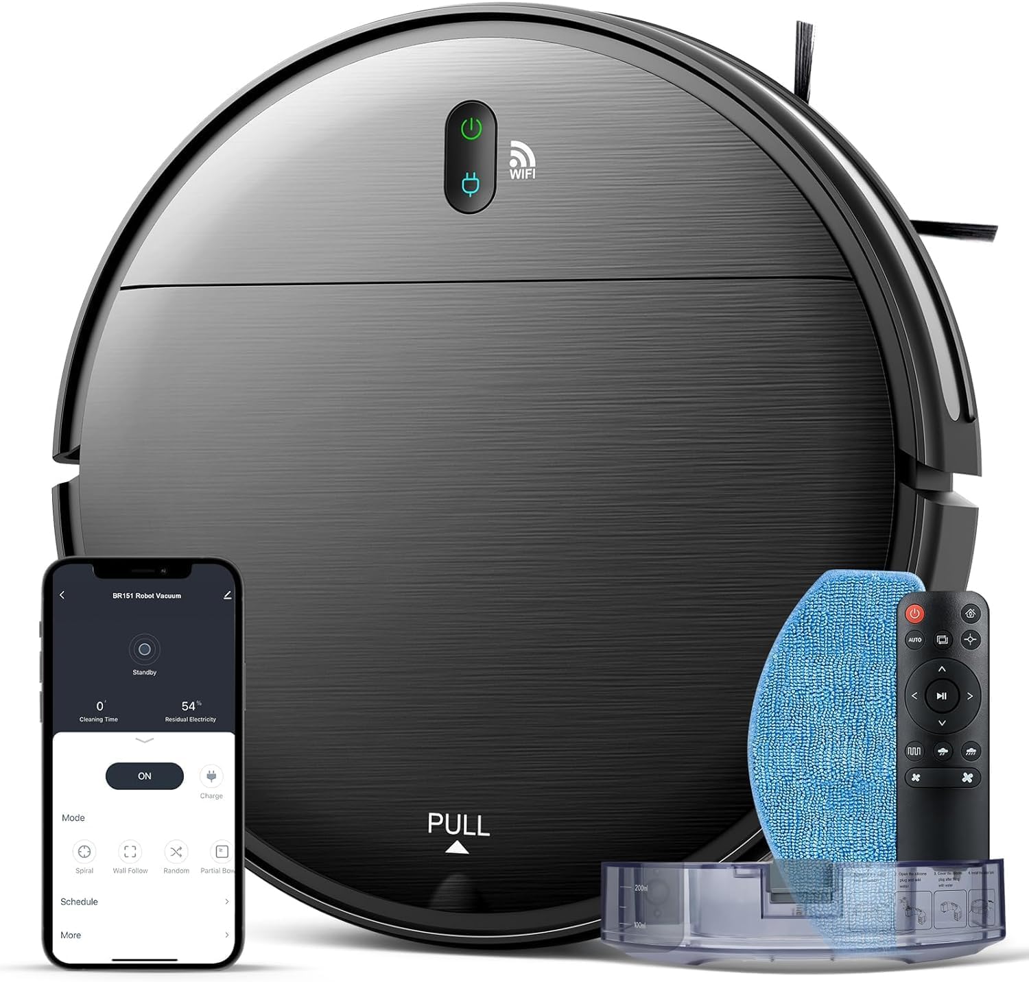 2-in-1 Robot Vacuum Mop: Smart Cleaning for All Floors